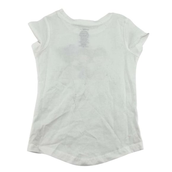 George | Girl's "All You Need Is Love" T-Shirt | White | Size XS (4-5) - Picture 2 of 4